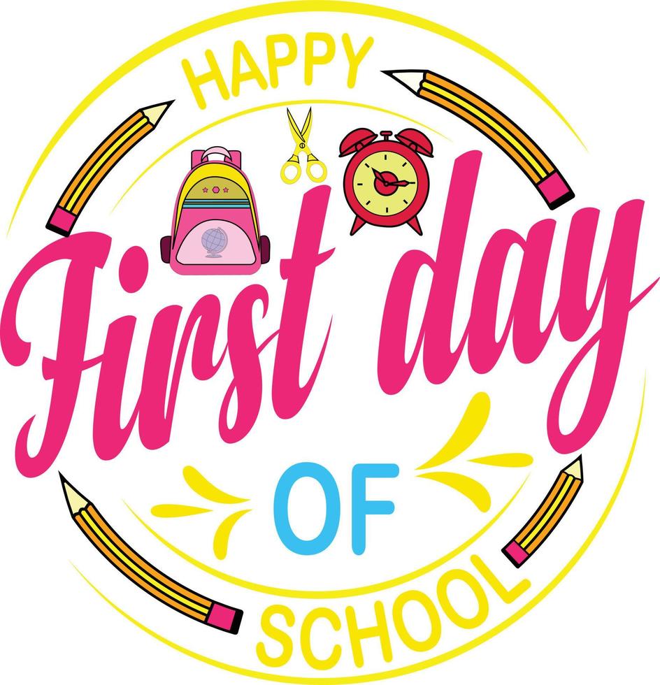 first day of preschool clip art