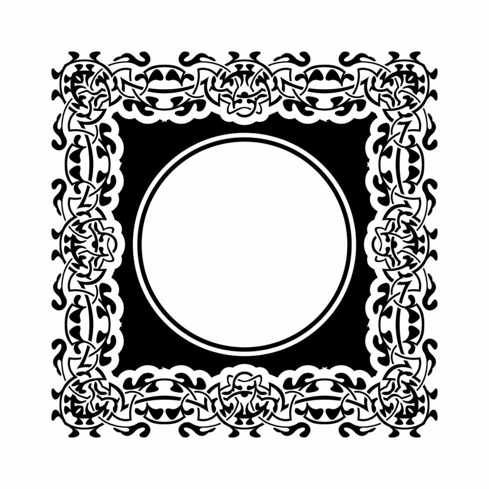 Vintage ornate seamless border vector set concept pattern in traditional style. curls and spirals ornament isolated on white background