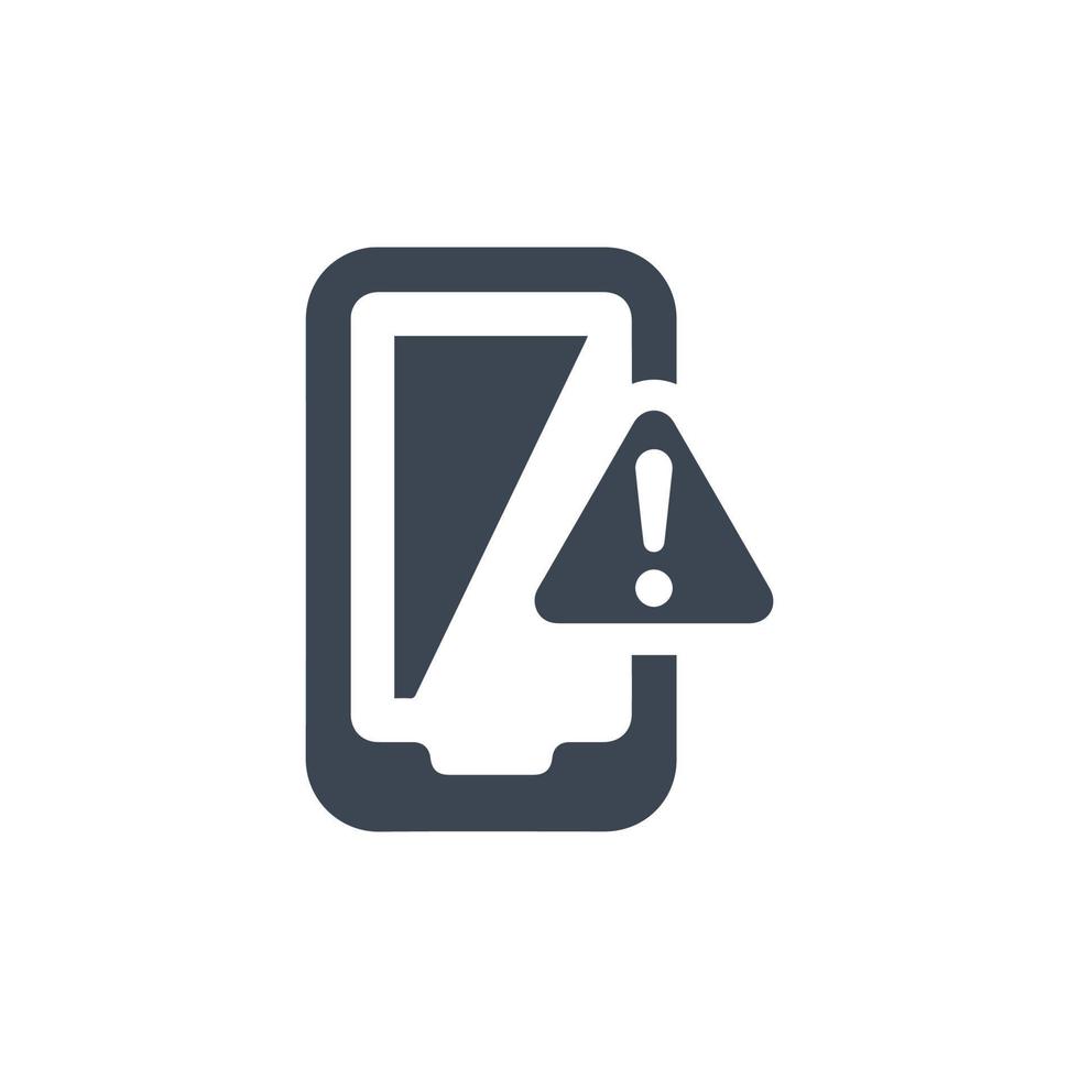 Mobile technical problem icon vector image