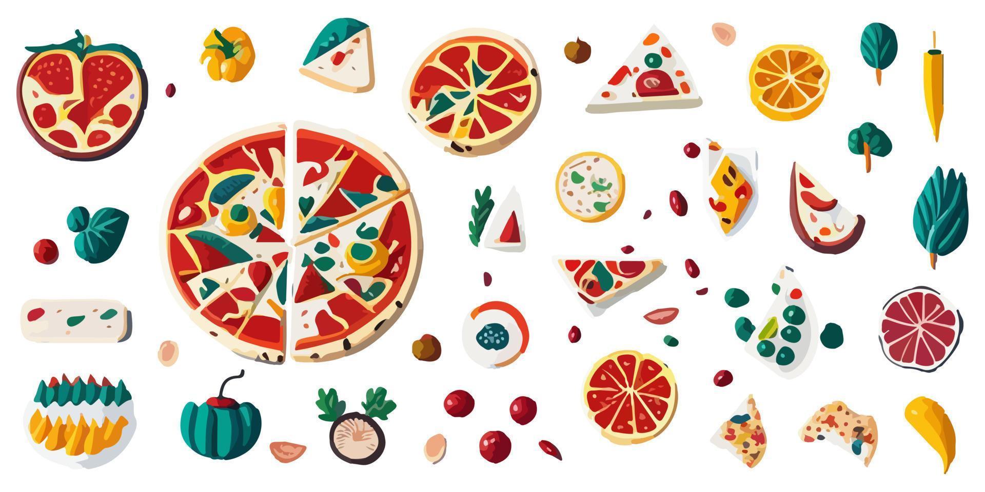 Mouthwatering Flat Vector Illustration of a Pepperoni Pizza Box