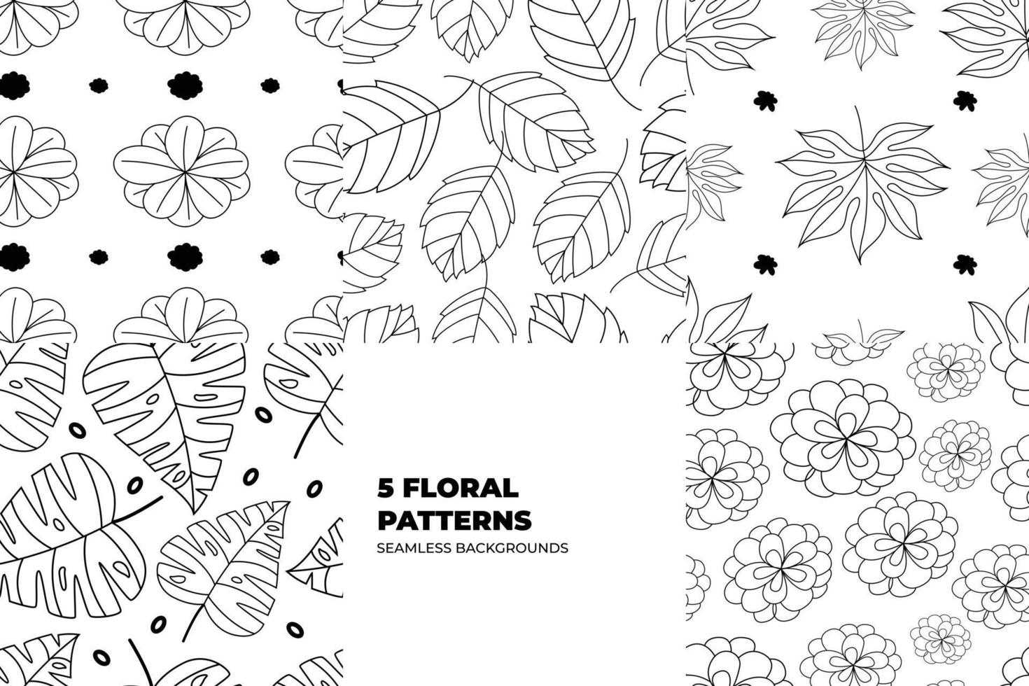 Pattern Background Set vector