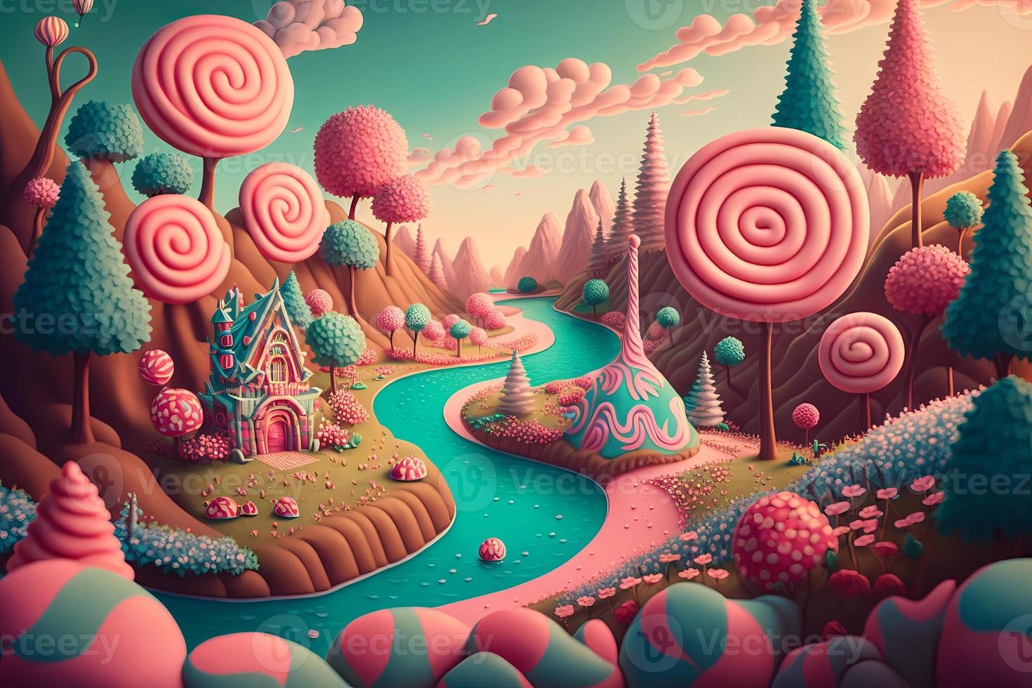 A Magic Forest of Sweet Treats photo