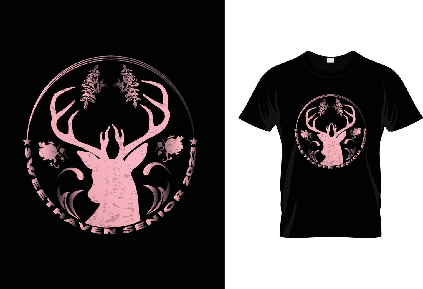 Sweethaven Senior 2023 T-shirt design vector