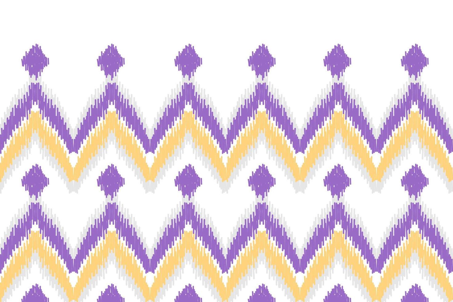 Abstract ethnic pattern art. Ikat seamless pattern traditional. American, Mexican style. vector