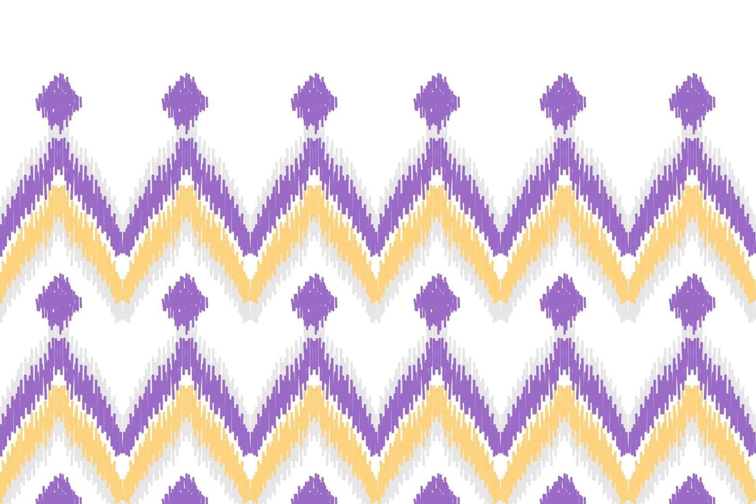 Abstract ethnic pattern art. Ikat seamless pattern traditional. American, Mexican style. vector