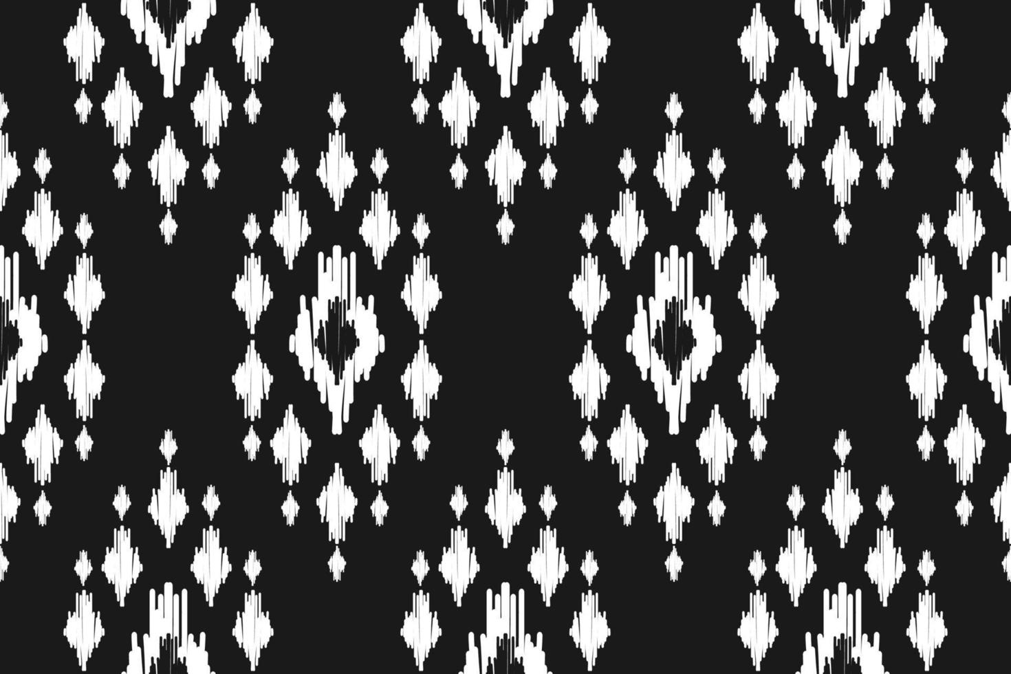 Ethnic ikat seamless pattern in tribal. American, Mexican style. Aztec geometric ornament print. vector