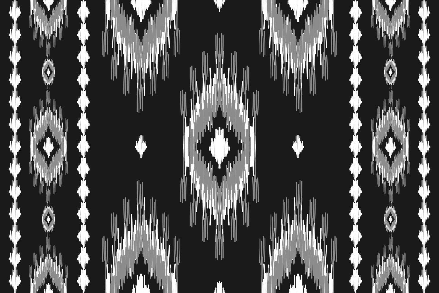 Ethnic ikat seamless pattern in tribal. American, Mexican style. Aztec geometric ornament print. vector