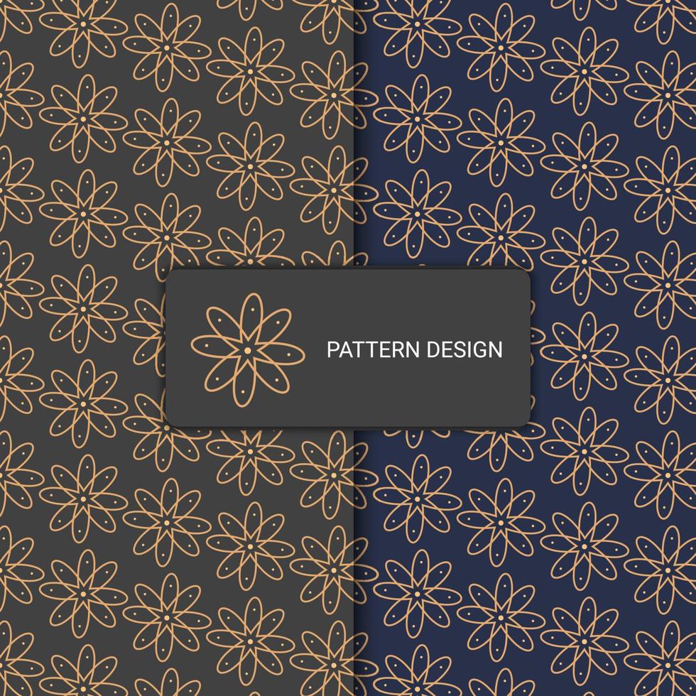 golden pattern design vector file