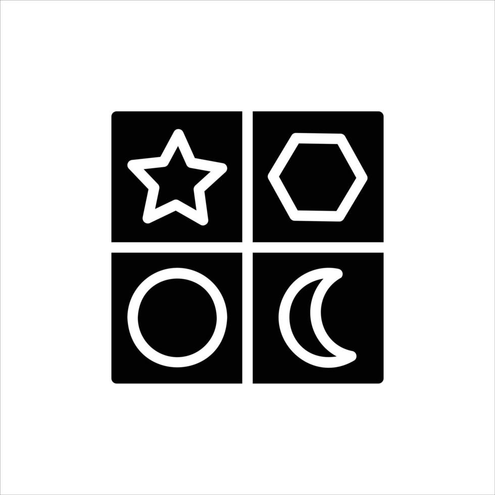 shape icon with isolated vektor and transparent background vector