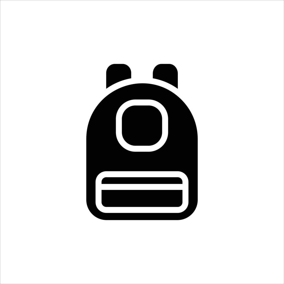 bag icon with isolated vektor and transparent background vector