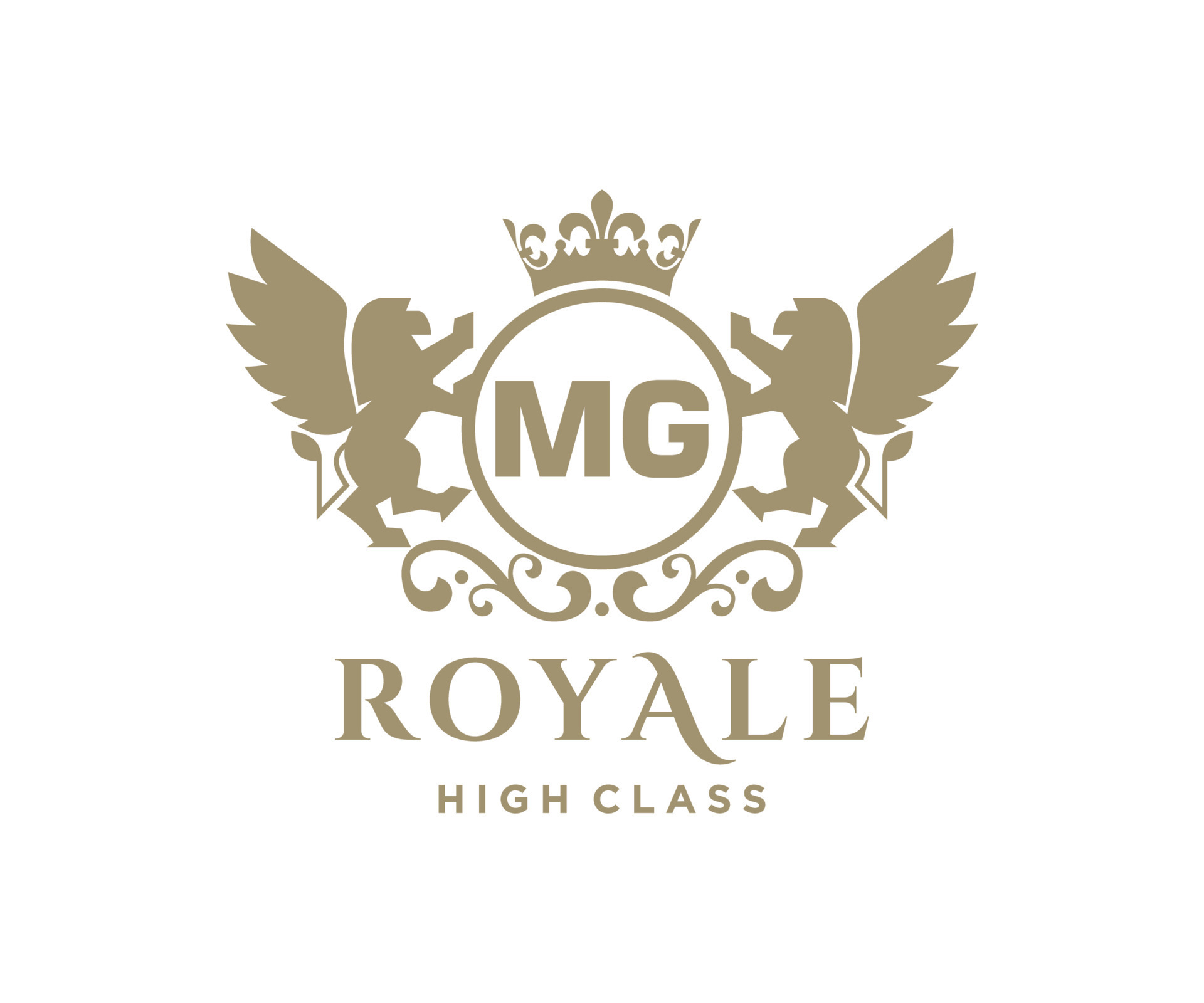 Premium Vector  Luxury mg letter monogram logo design