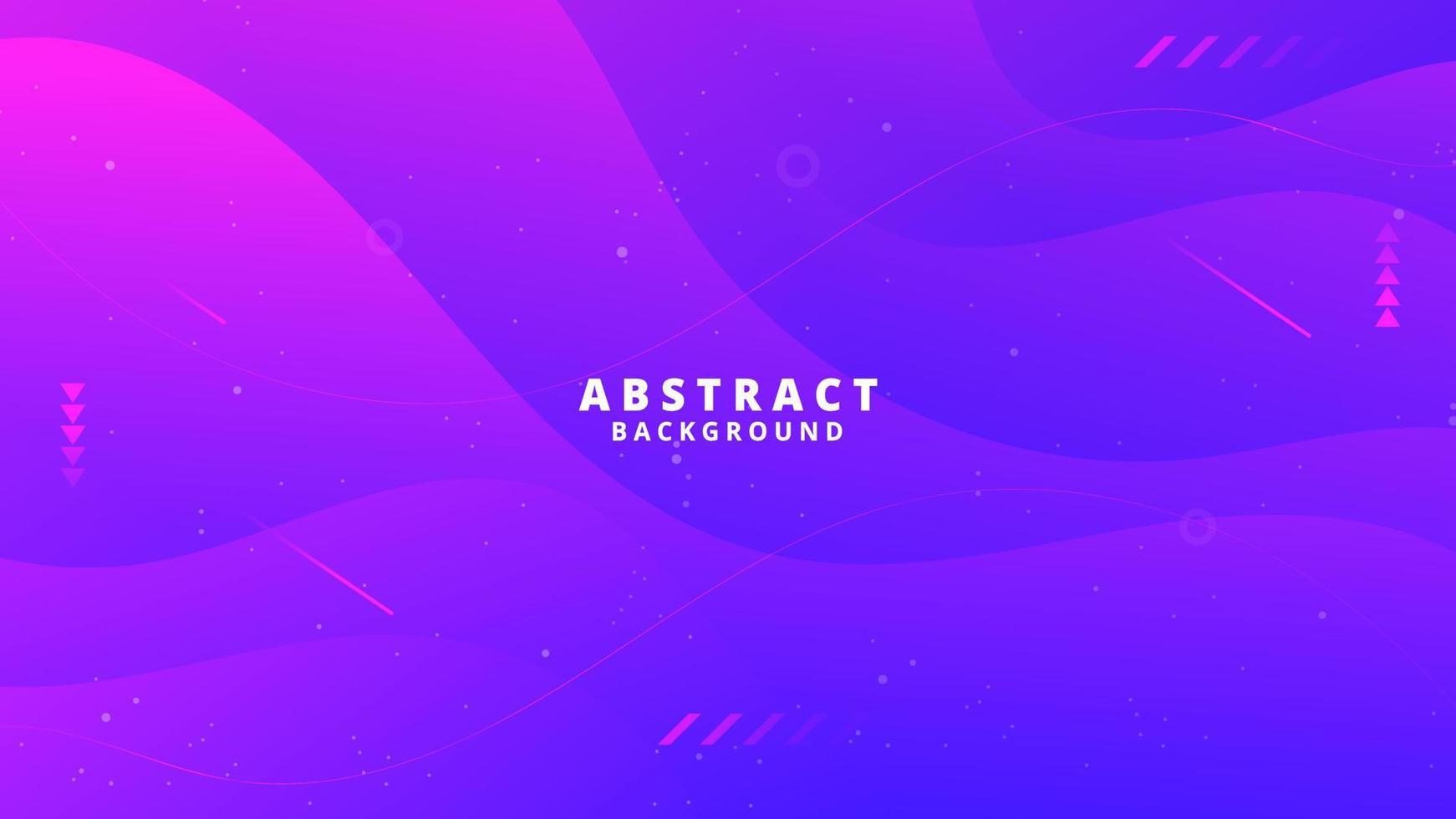 Abstract Gradient Purple Blue liquid Wave Background vector