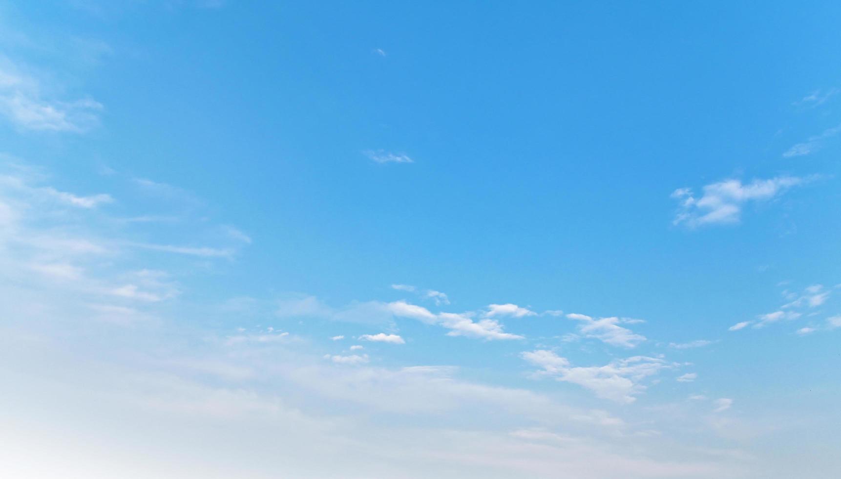 blue sky and white cloud nature landscape background photo