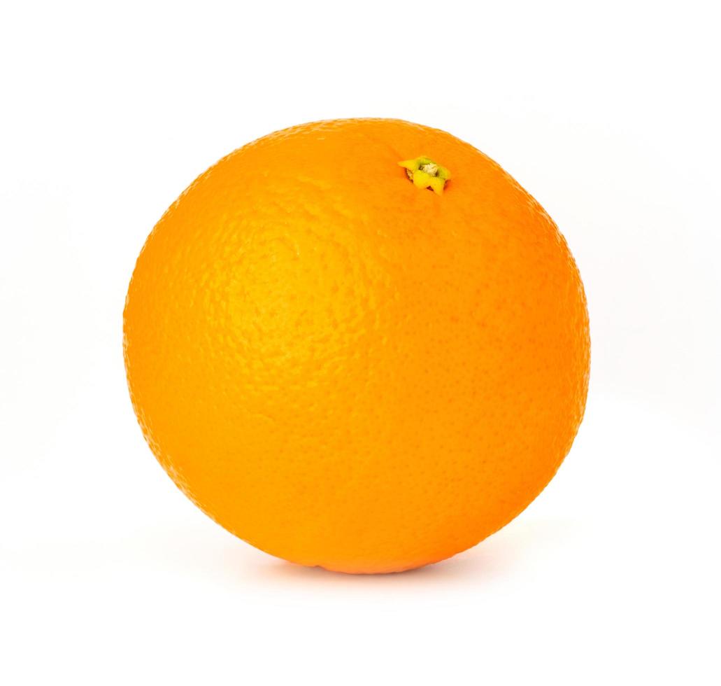 orange fruit isolate on white background photo