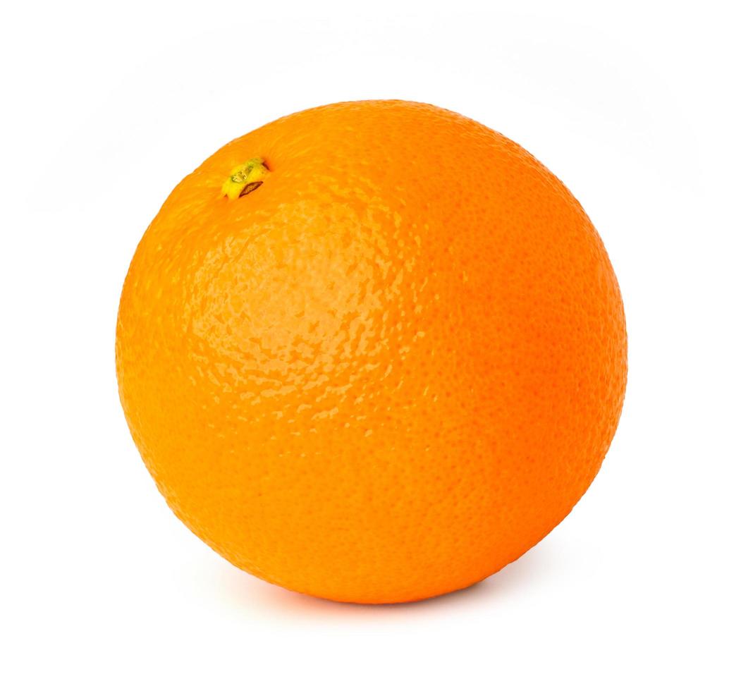 orange fruit isolate on white background photo