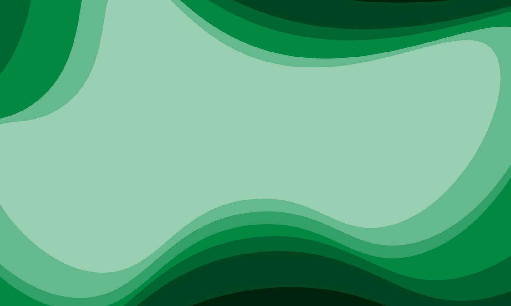 abstract background nature colors green with wave paper effect. Vector Illustration with place for your text