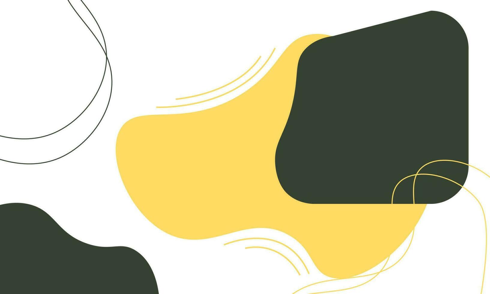 resumen antecedentes minimalista amarillo verde en blanco antecedentes. modelo diseño para social medios de comunicación, bandera, tarjeta vector
