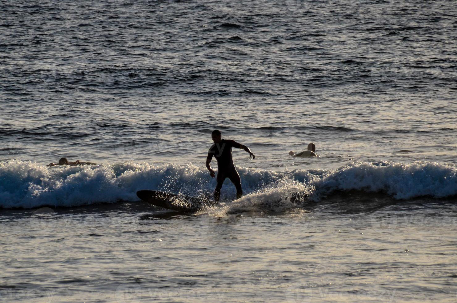 Waves in the ocean photo