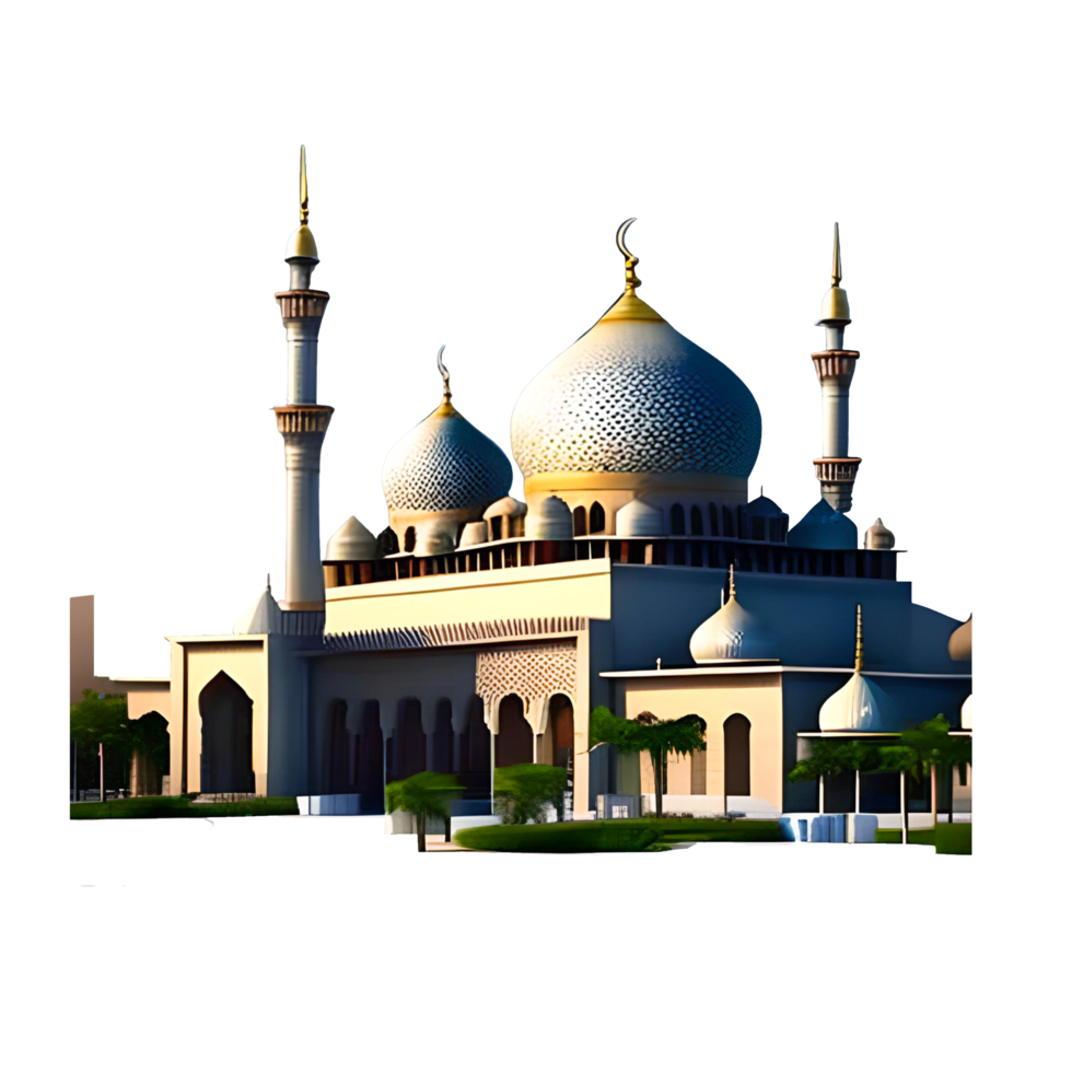 Ramadan kareem moschea trasparente sfondo png