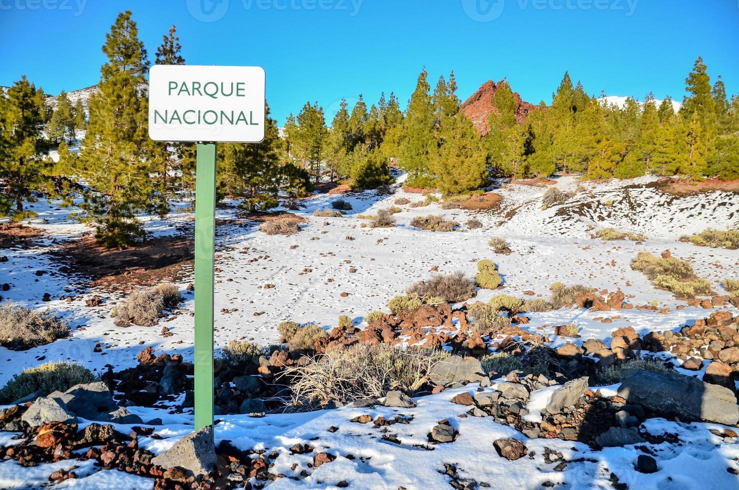 Sign in the mountains photo
