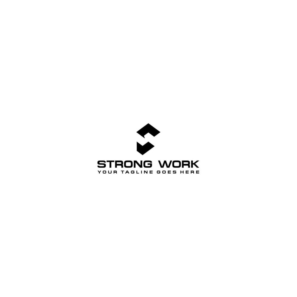 SW, SM logo design template vector