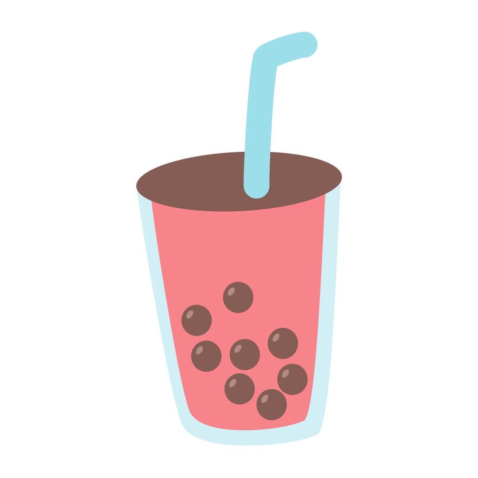 Bubble milk tea vector