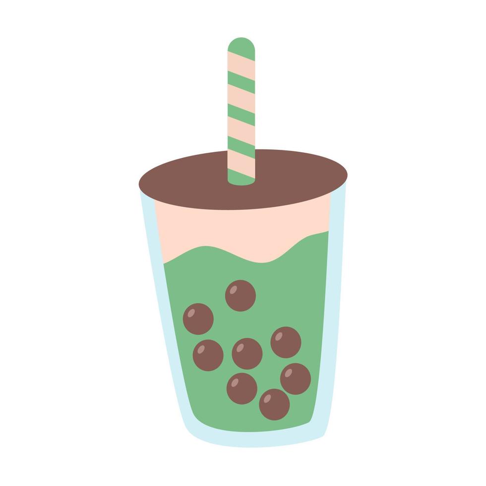 Bubble Tea or Coffee Drinks vector