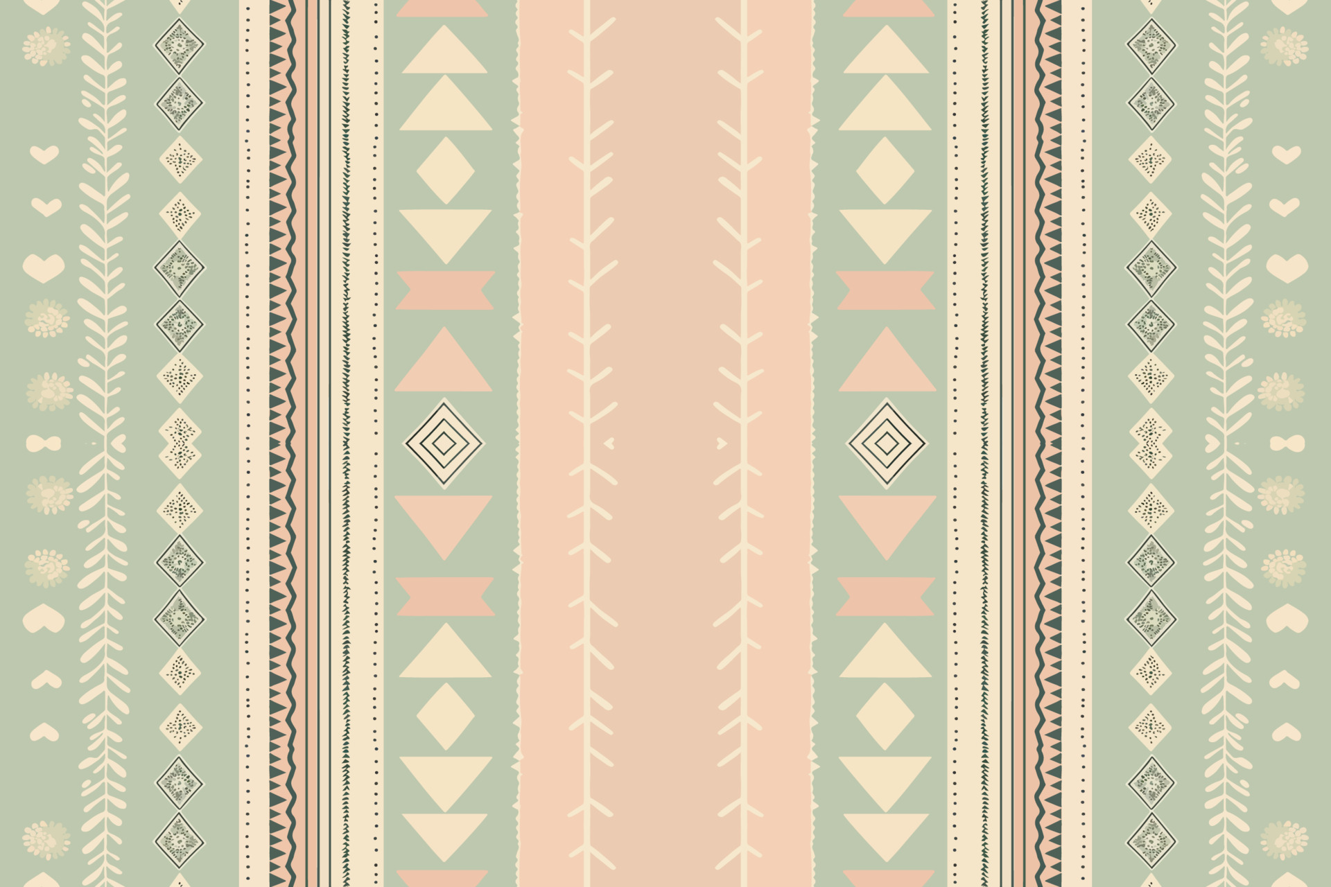 Buy Danish Pastel Boho Wallpaper for Bedroom Decor Tropical Online in India   Etsy