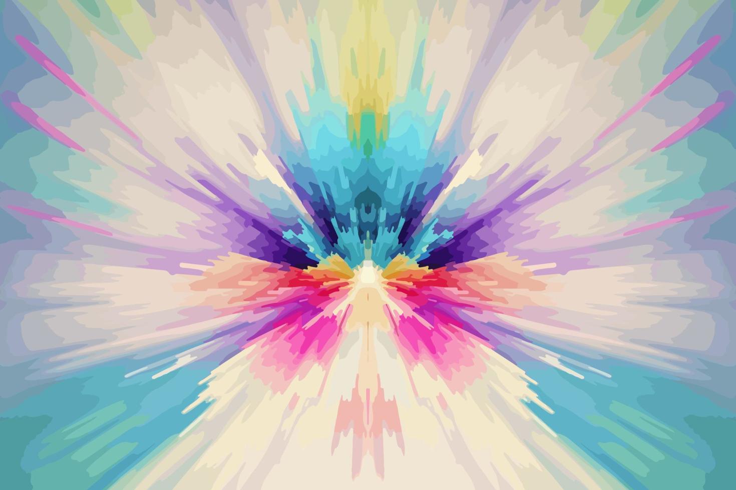Simple ikat blur explosion powder rainbow pastel background. Abstract minimal seamless pattern graphic blurred line. Design for texture textile print art background wallpaper tile backdrop vector. vector