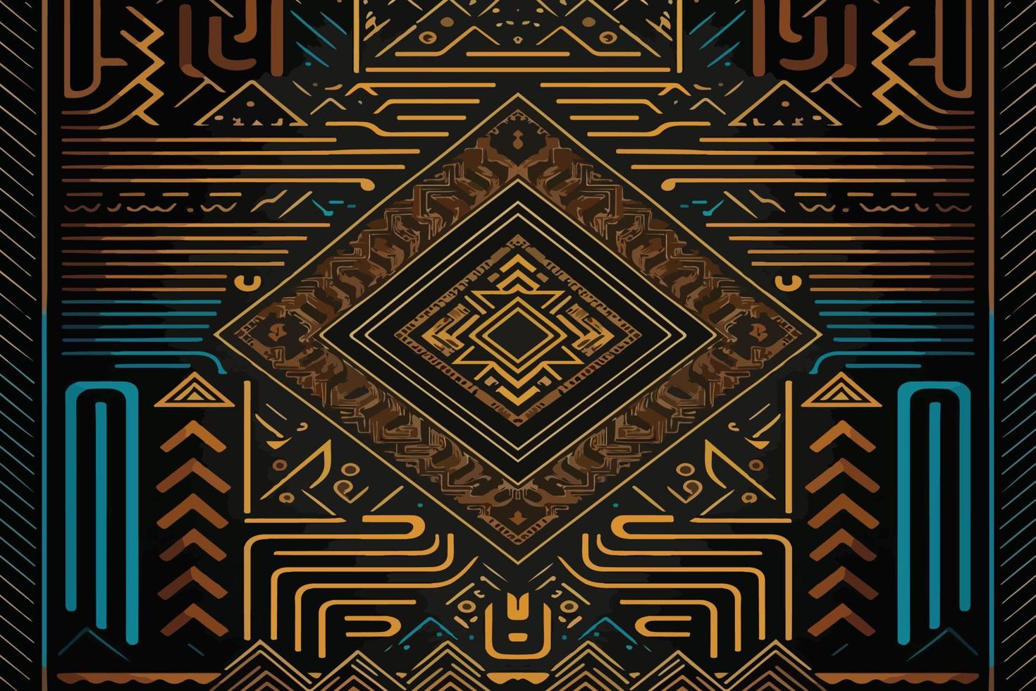 egipcio jeroglíficos étnico modelo. resumen tradicional gente antiguo tribal zigzag gráfico línea. textura textil tela étnico egipcio patrones vector. florido elegante lujo Clásico retro estilo. vector