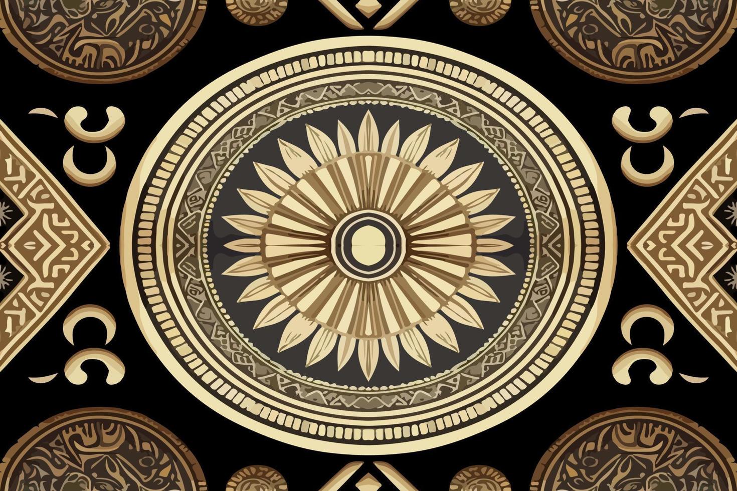 Egyptian geometry pattern old ancient background. Abstract traditional folk antique tribal ethnic graphic line. Ornate elegant luxury vintage retro style. Texture textile fabric ethnic egypt patterns vector