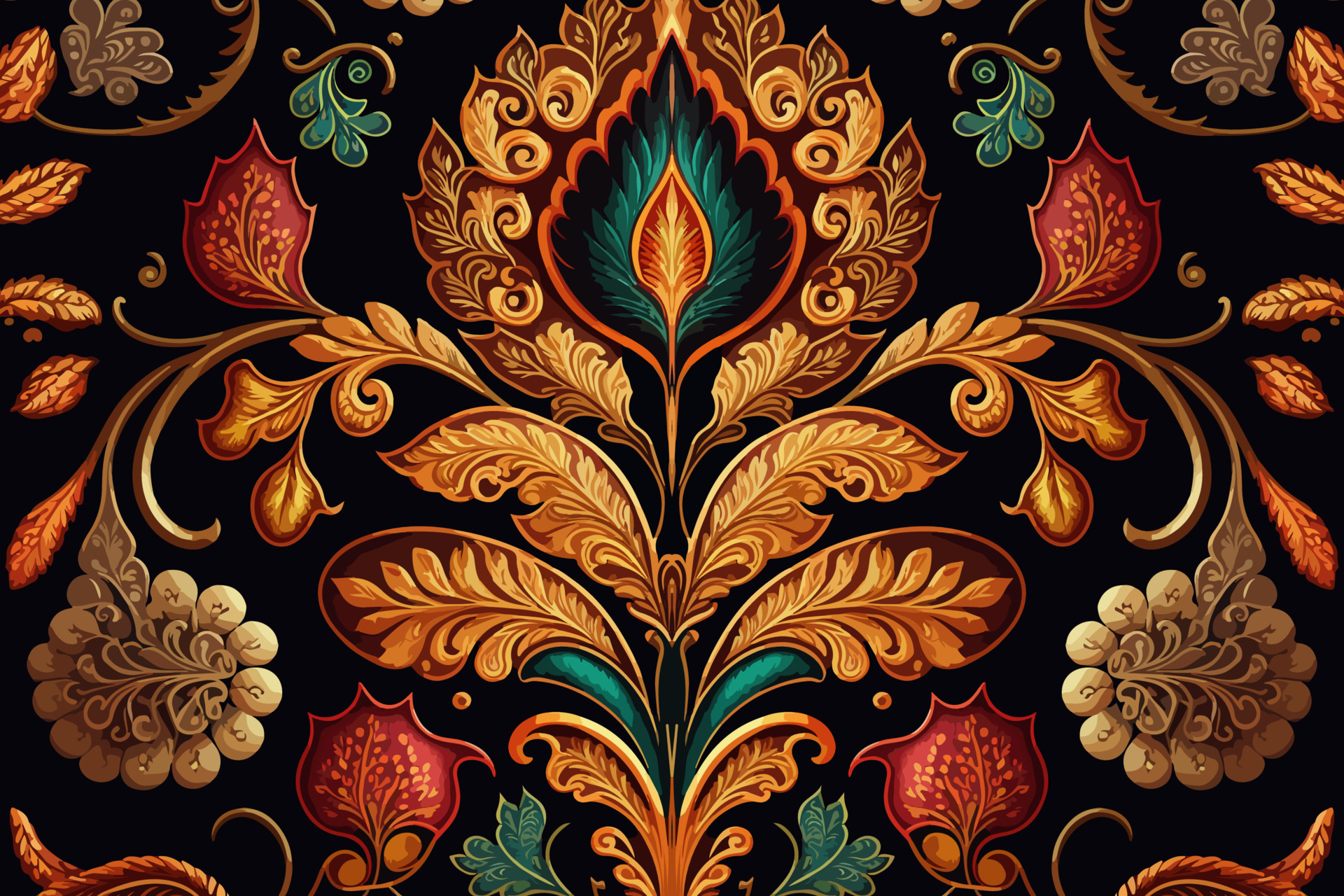 Indian Wallpaper Pattern