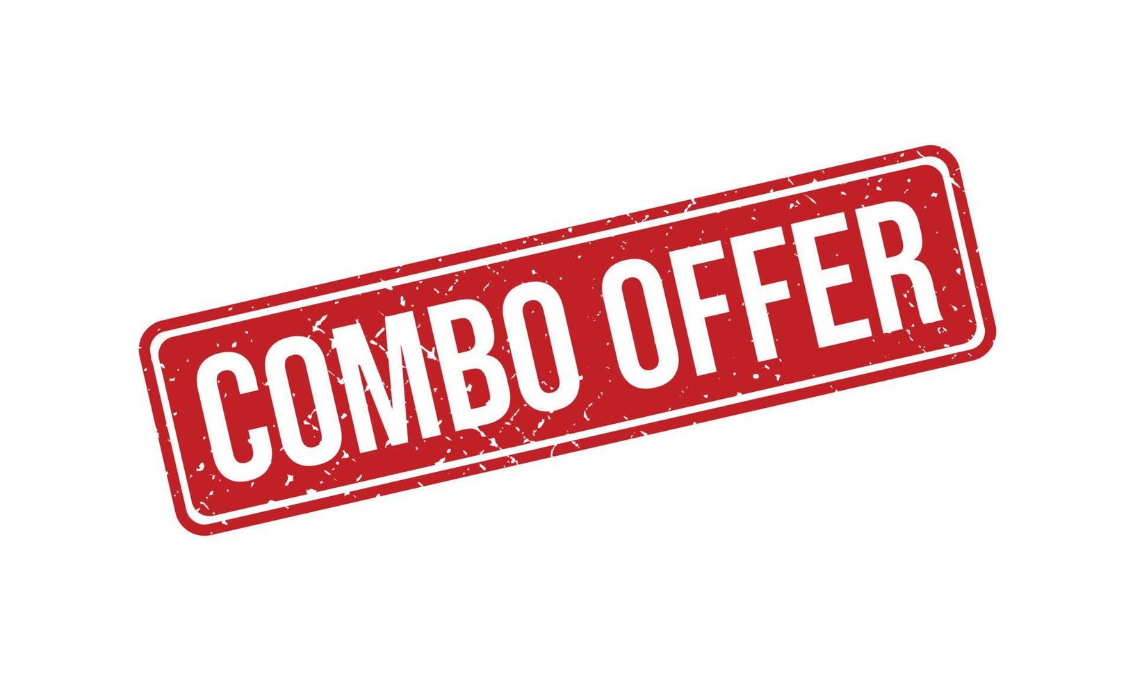 Combo Offer Rubber Stamp. Combo Offer Grunge Stamp Seal Vector Illustration