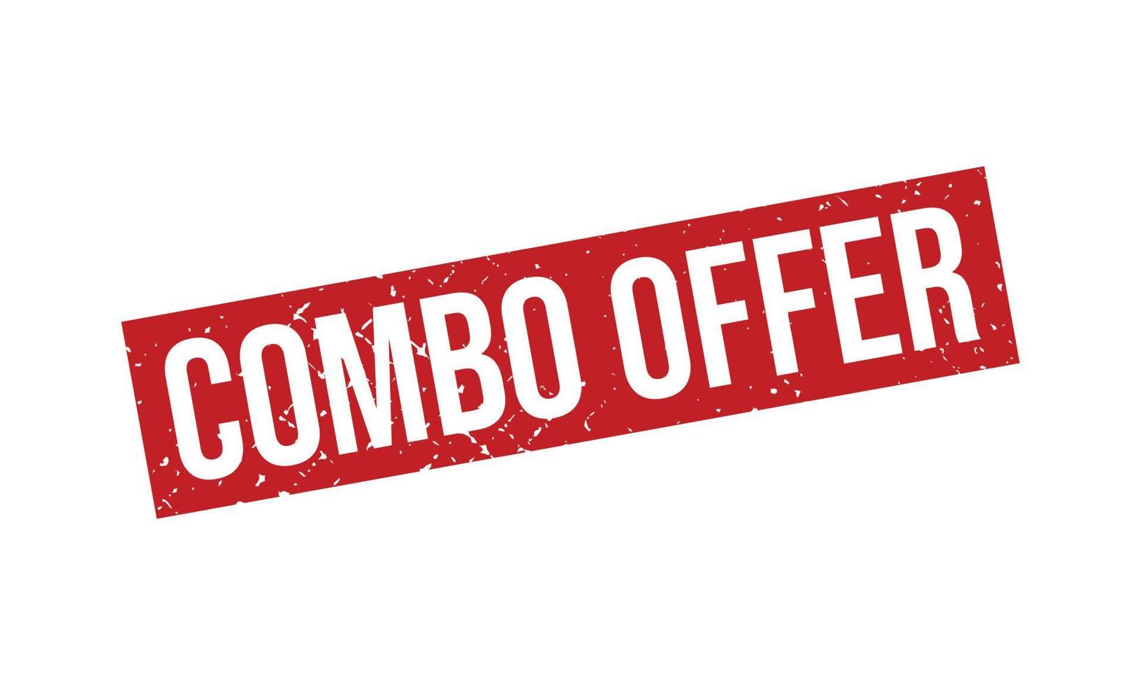 Combo Offer Rubber Stamp. Combo Offer Grunge Stamp Seal Vector Illustration