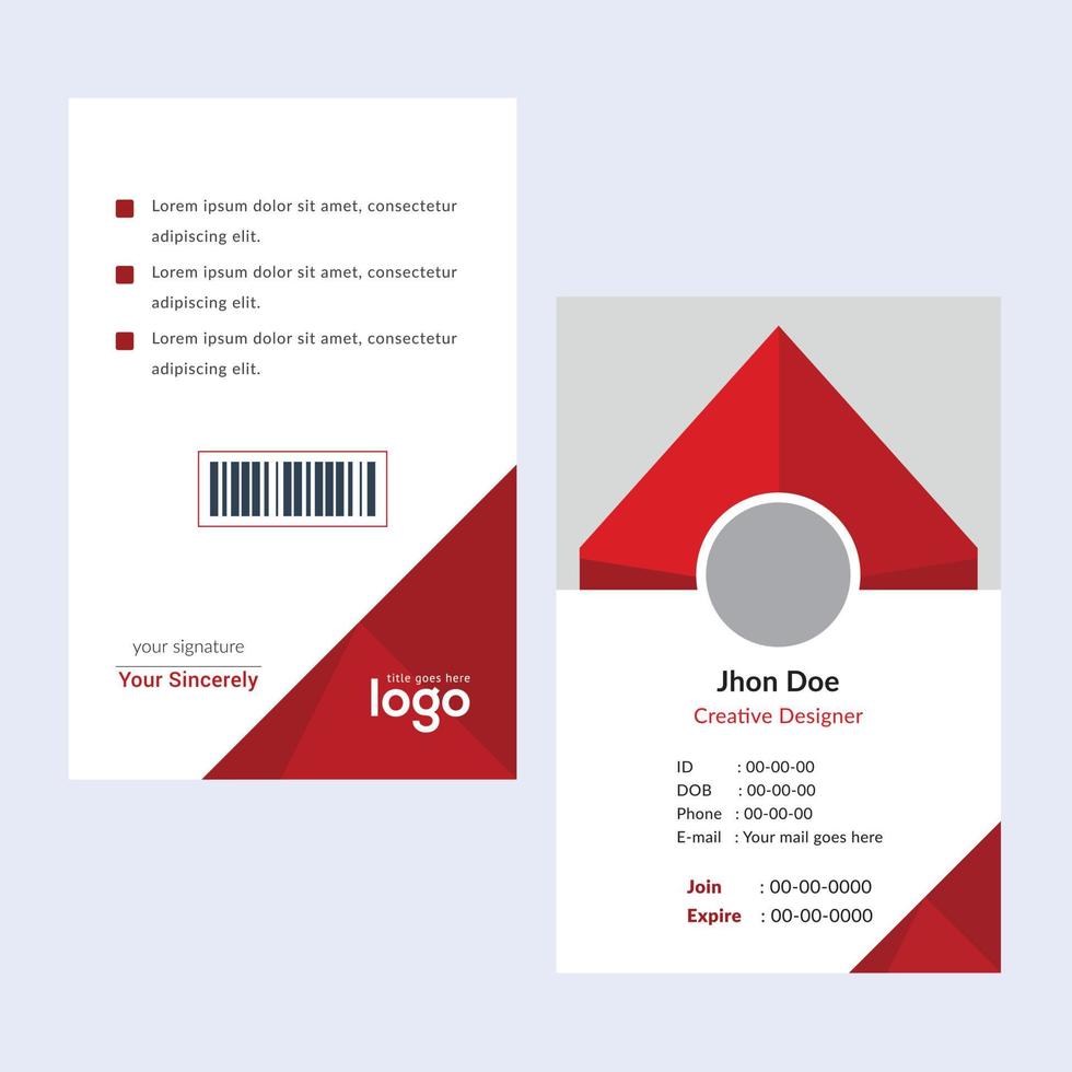 Creative Templates Business Card. Red Business Cards. Professional and elegant abstract card templates perfect for your company and job title. vector design templates. clean business cards.