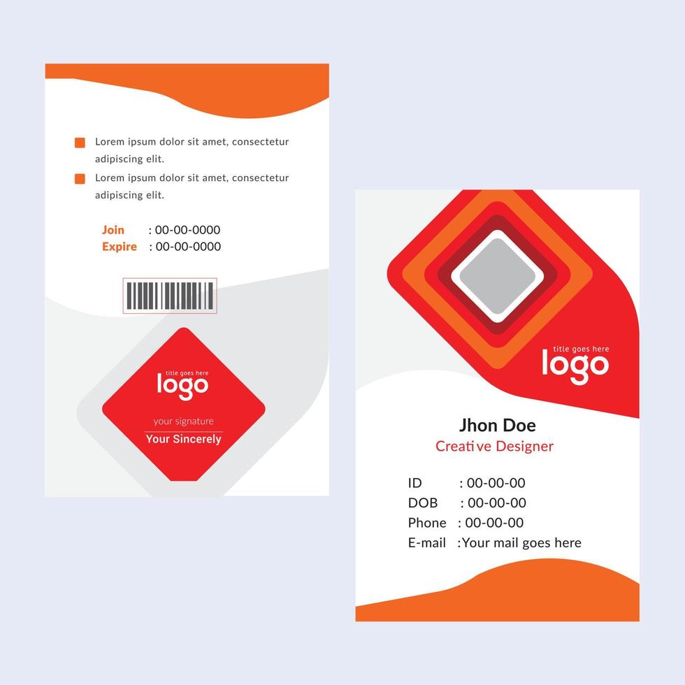 Creative Templates Business Card. Red Business Cards. Professional and elegant abstract card templates perfect for your company and job title. vector design templates. clean business cards.