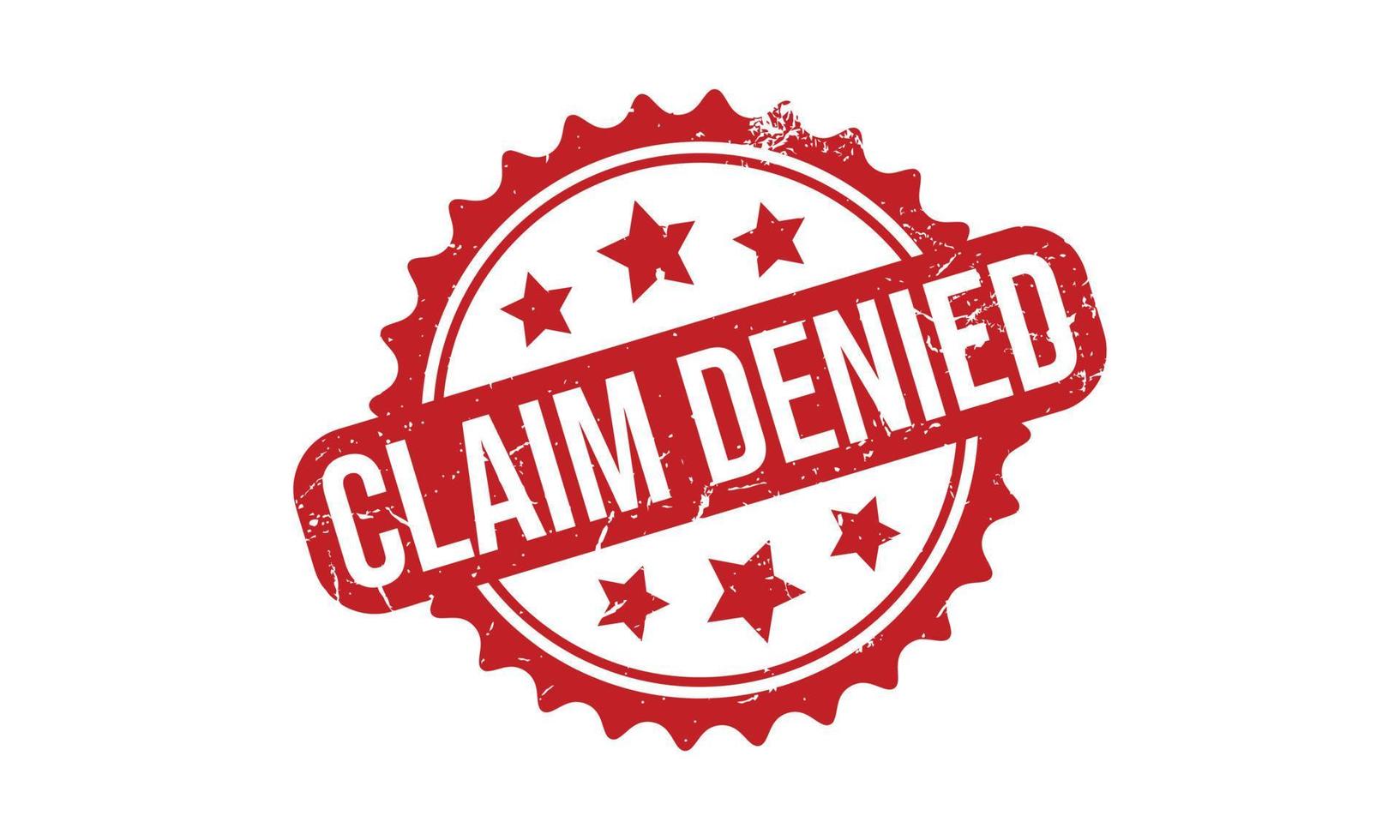 Claim Denied Rubber Stamp. Claim Denied Rubber Grunge Stamp Seal Vector Illustration