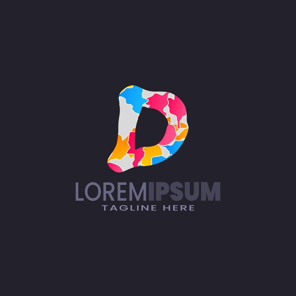 Abstract Letters Logo Monogram vector