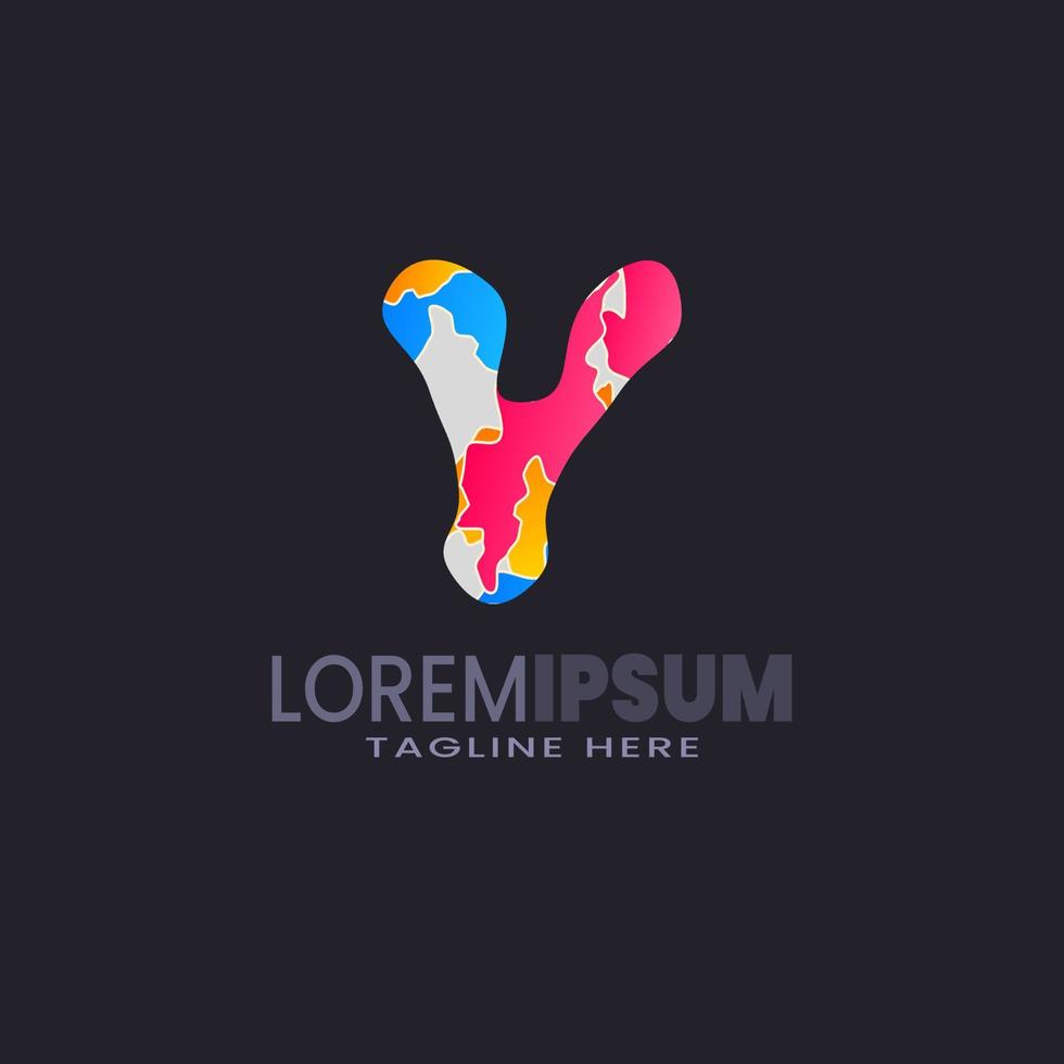 Abstract Letters Logo Monogram vector