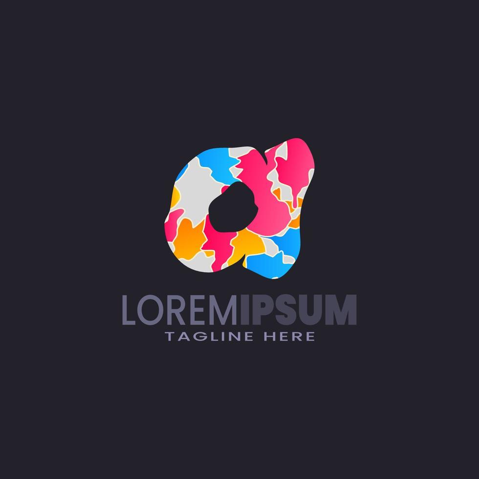 Abstract Letters Logo Monogram vector
