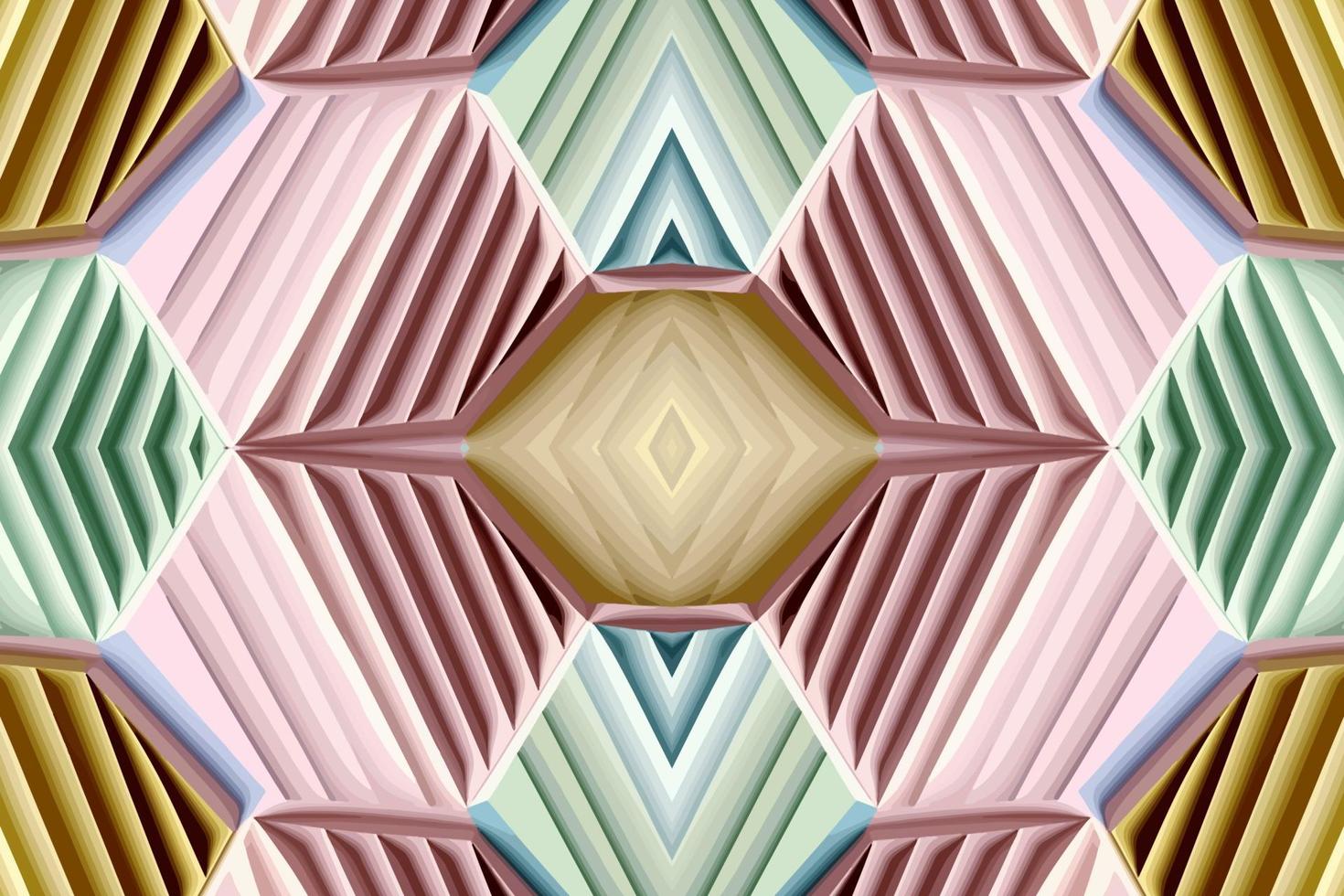 lujo oblicuo hexágono rayas modelo brillante pastel antecedentes. resumen geométrico gráfico línea moderno elegante mínimo retro estilo. diseño para textura textil impresión Arte antecedentes fondo de pantalla fondo. vector