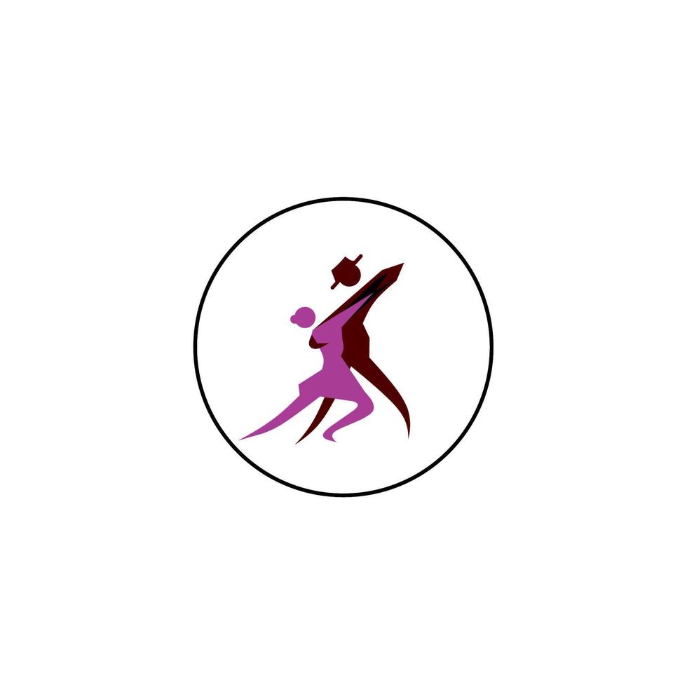 international dance day icon, simple icon dance with elegance concept vector