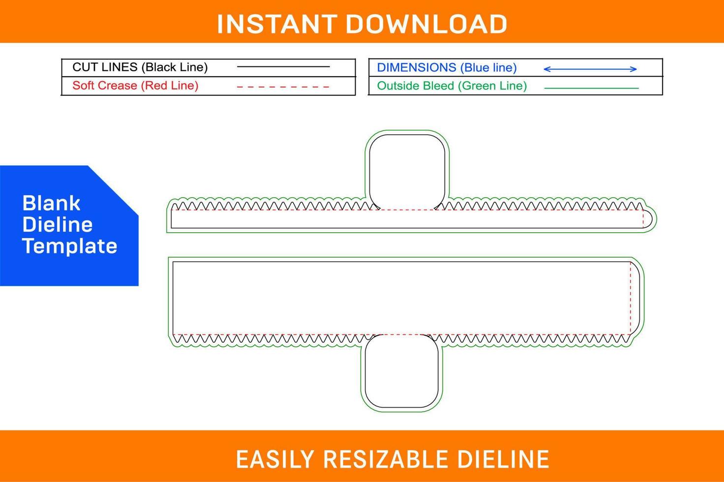 Round corner can or container with lids dieline template Blank dieline template vector