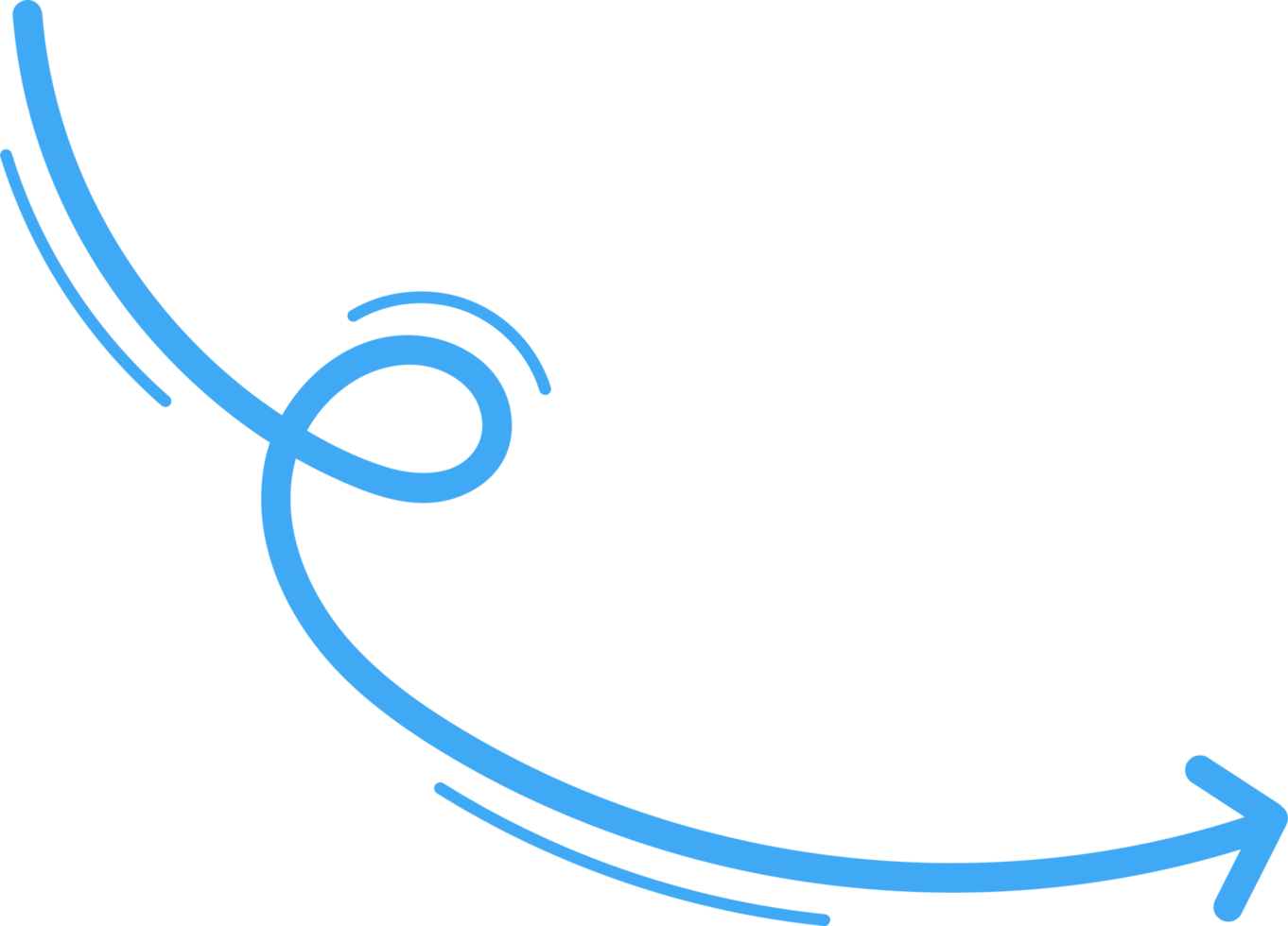 Hand drawn arrow line clip art png