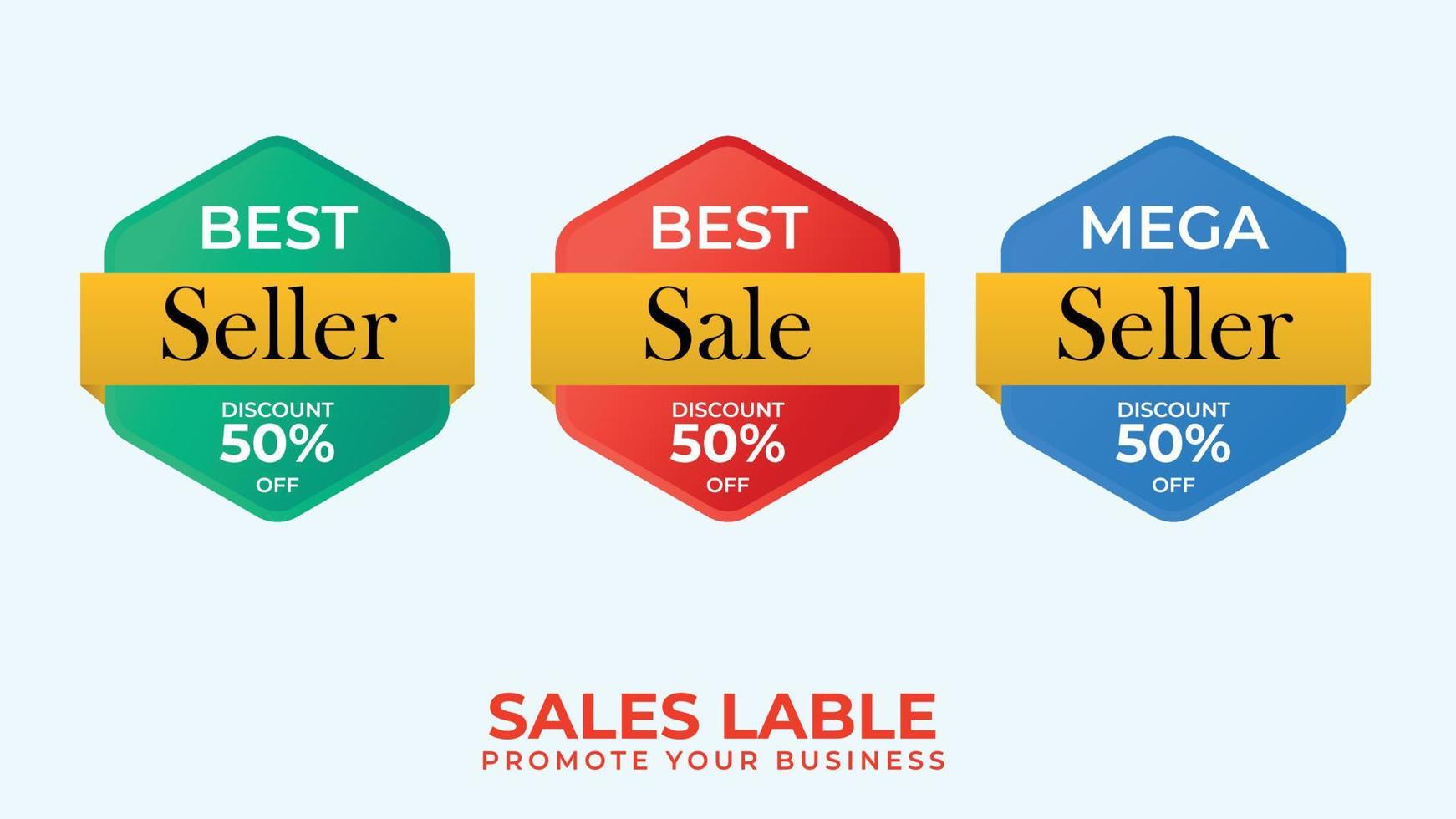 sales promotion banner ornament vector file