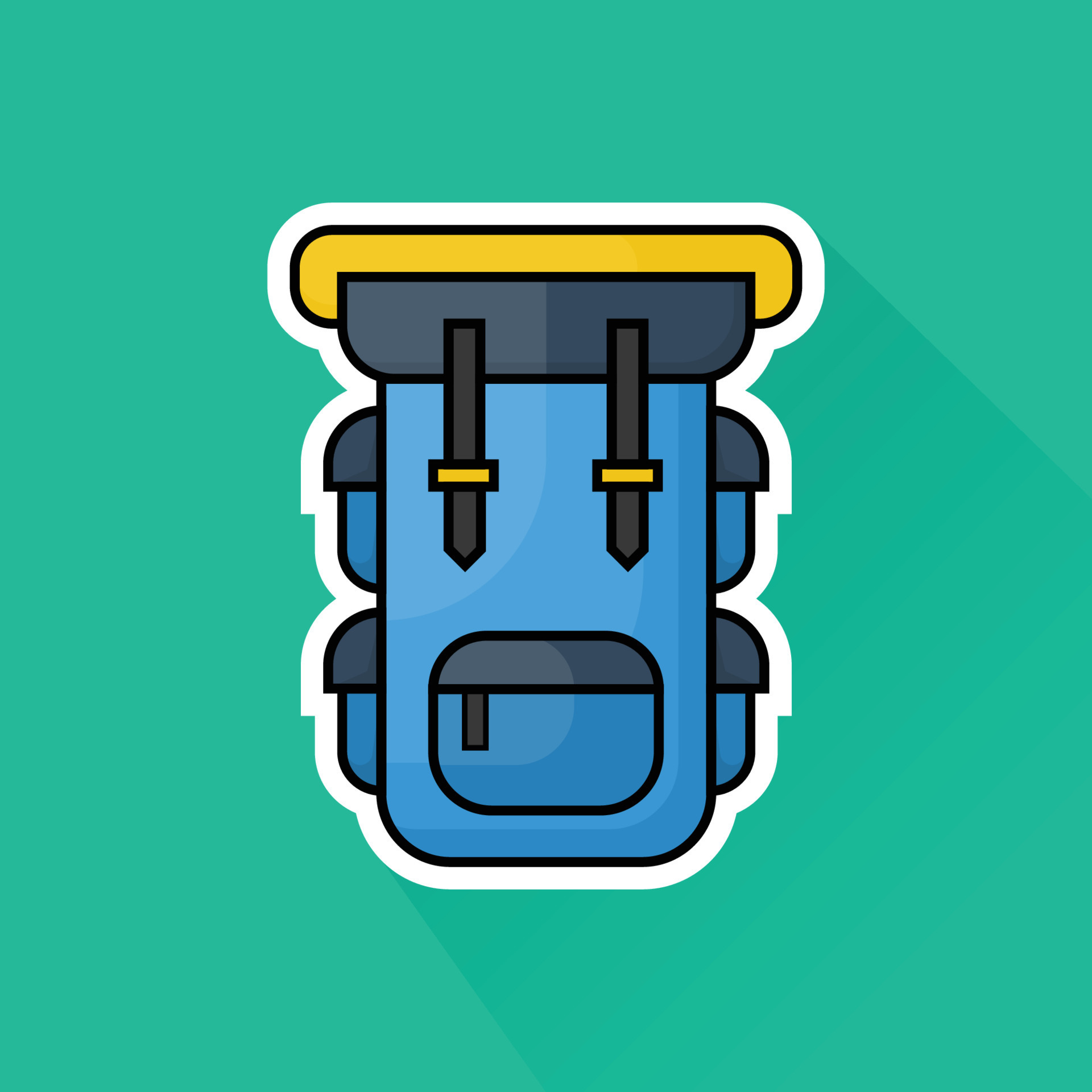 Illustration of Carrier Bag in Flat Design 22175591 Vector Art at Vecteezy