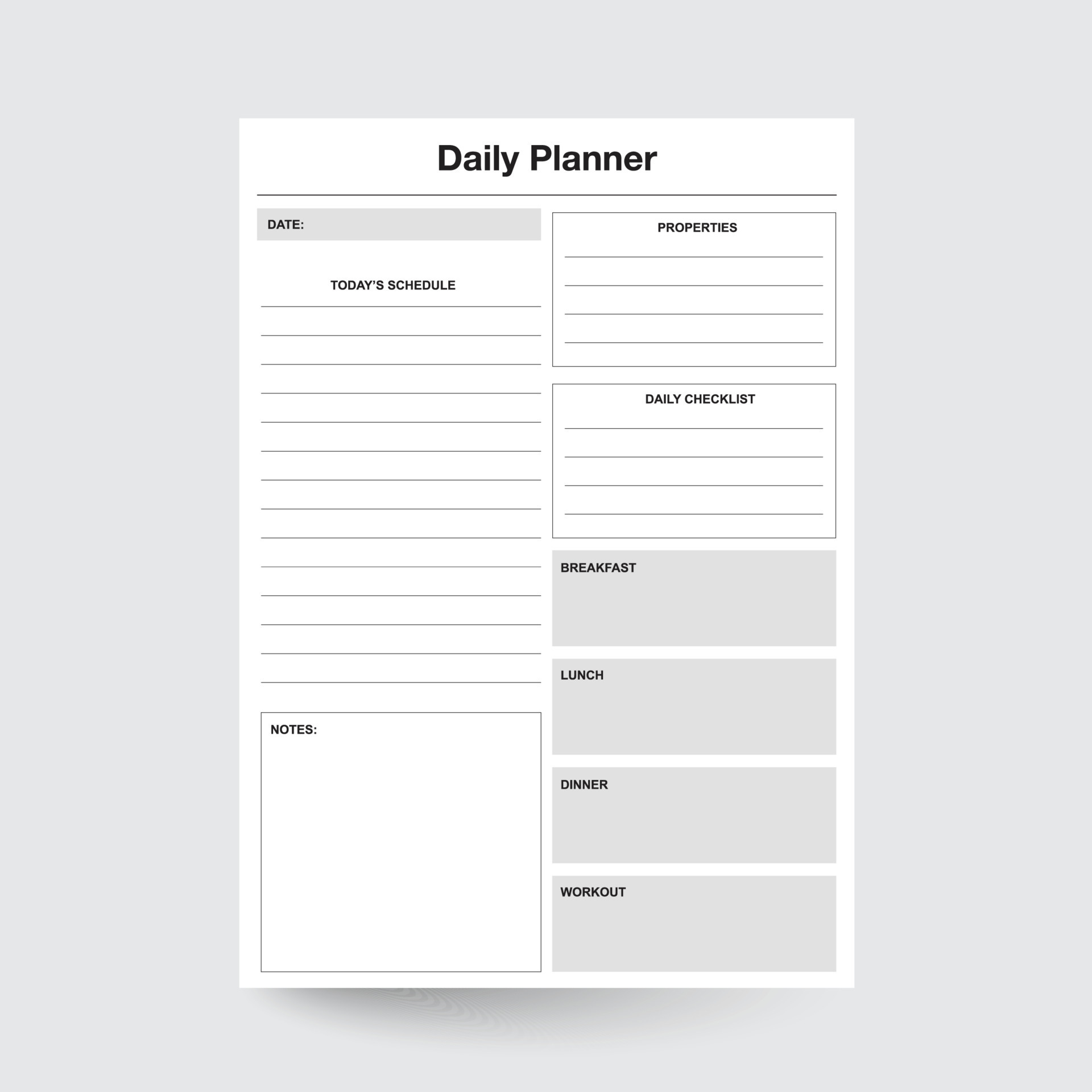 Daily Planner,Daily Journal,Daily Organizer,Daily Agenda,Daily