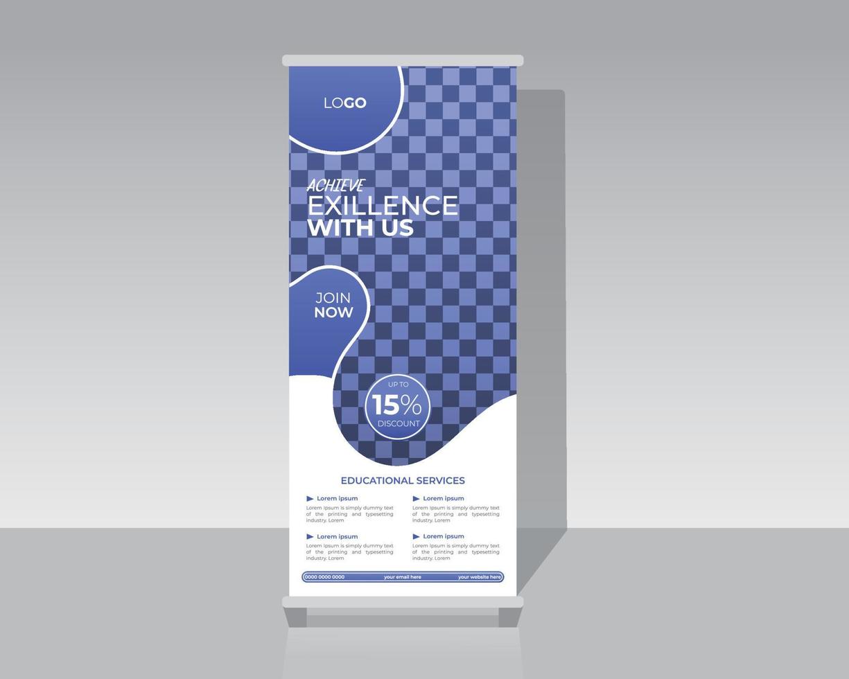 Fashion Roll Up Banner vector