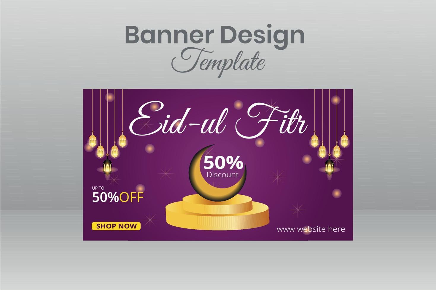 Social Media Banner Template vector