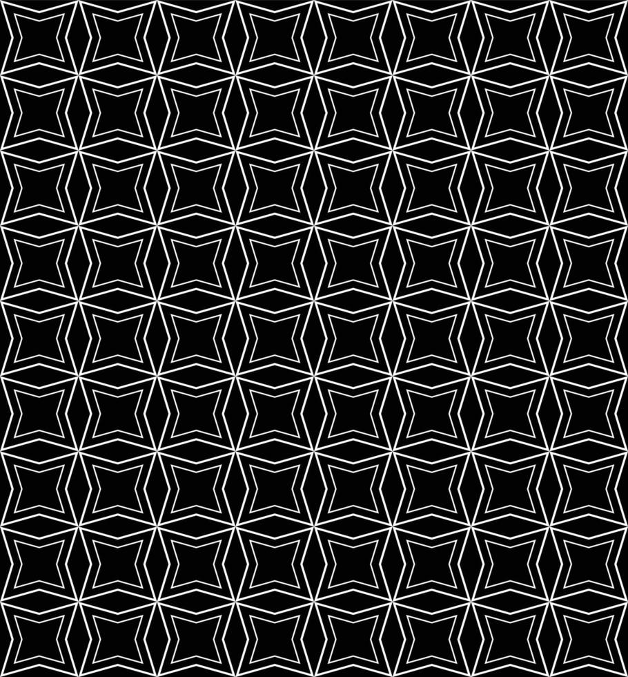 Repeating vector square pattern design. Seamless monochrome line pattern. Geometric abstract background.
